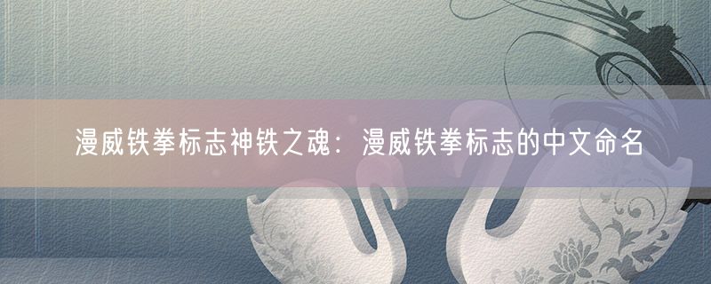 漫威铁拳标志神铁之魂：漫威铁拳标志的中文命名